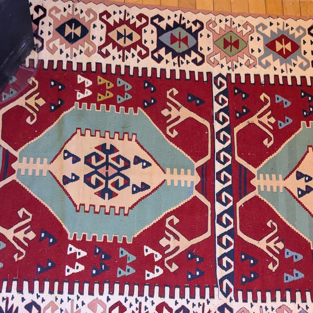 Genuine Wool Turkish Rug - Handmade - Picture 5 of 9